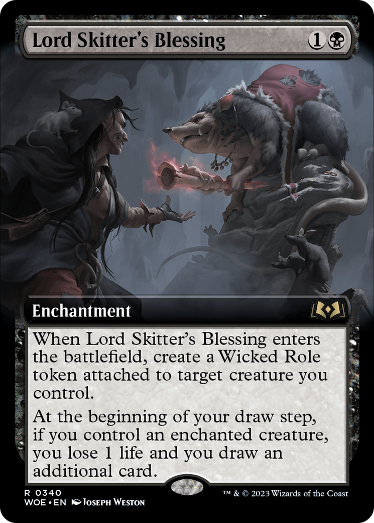 Lord Skitter's Blessing (Extended Art) [Wilds of Eldraine] | Fandemonia Ltd