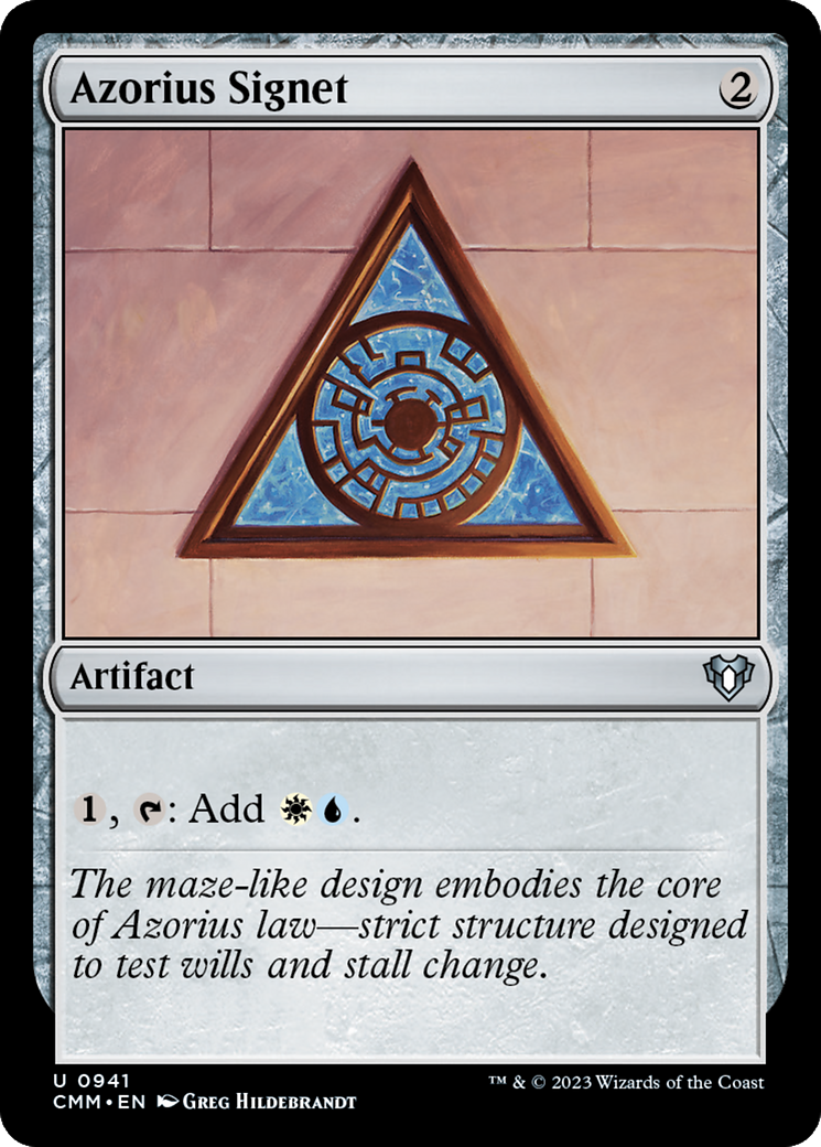 Azorius Signet [Commander Masters] | Fandemonia Ltd