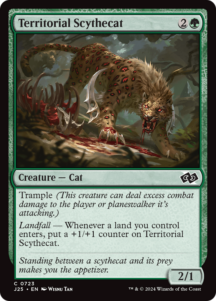 Territorial Scythecat [Foundations Jumpstart] | Fandemonia Ltd