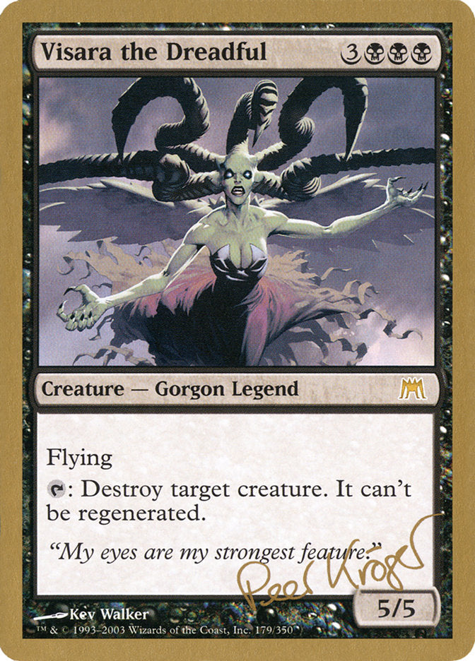 Visara the Dreadful (Peer Kroger) [World Championship Decks 2003] | Fandemonia Ltd