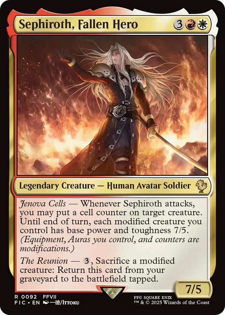 Sephiroth, Fallen Hero [FINAL FANTASY Commander] | Fandemonia Ltd