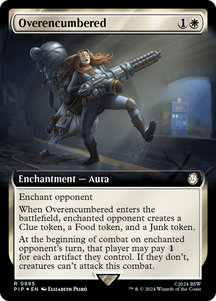Overencumbered (Extended Art) (Surge Foil) [Fallout] | Fandemonia Ltd
