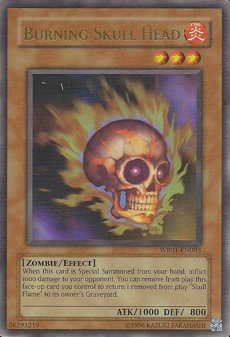 Burning Skull Head [WB01-EN003] Ultra Rare | Fandemonia Ltd