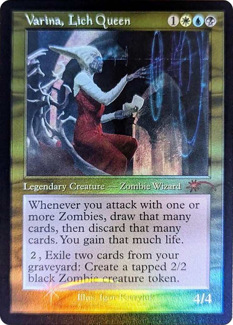 Varina, Lich Queen (Retro Frame) [Secret Lair Drop Series] | Fandemonia Ltd