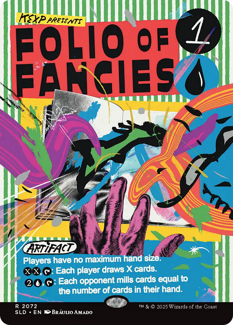 Folio of Fancies (Rainbow Foil) [Secret Lair Drop Series] | Fandemonia Ltd