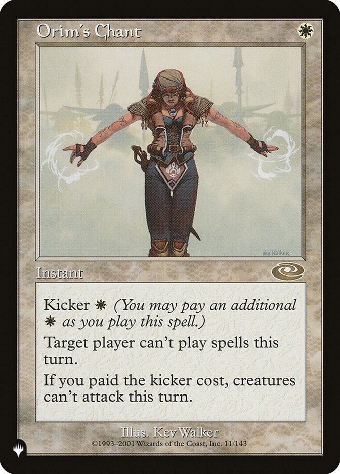 Orim's Chant [The List] | Fandemonia Ltd