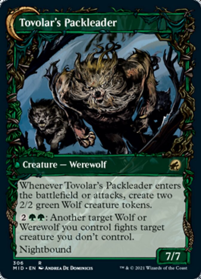 Tovolar's Huntmaster // Tovolar's Packleader (Showcase Equinox) [Innistrad: Midnight Hunt] | Fandemonia Ltd
