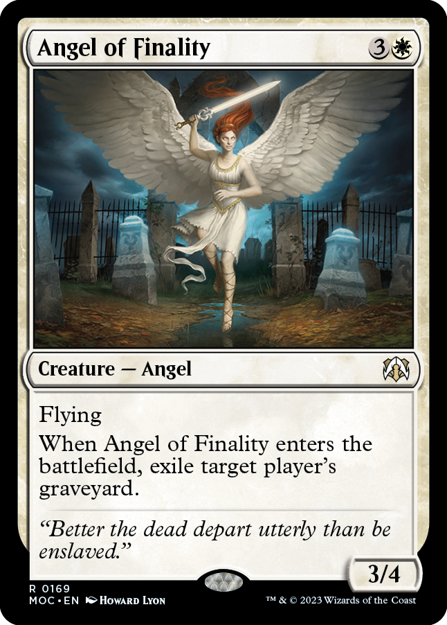 Angel of Finality [March of the Machine Commander] | Fandemonia Ltd