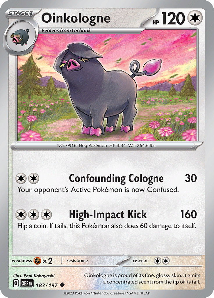 Oinkologne (183/197) [Scarlet & Violet: Obsidian Flames] | Fandemonia Ltd