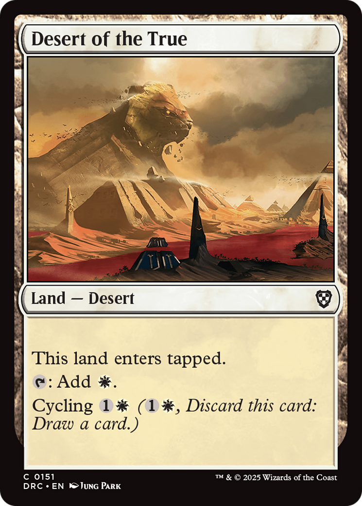 Desert of the True [Aetherdrift Commander] | Fandemonia Ltd