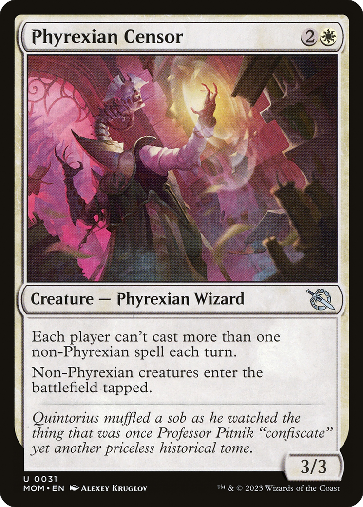 Phyrexian Censor [March of the Machine] | Fandemonia Ltd
