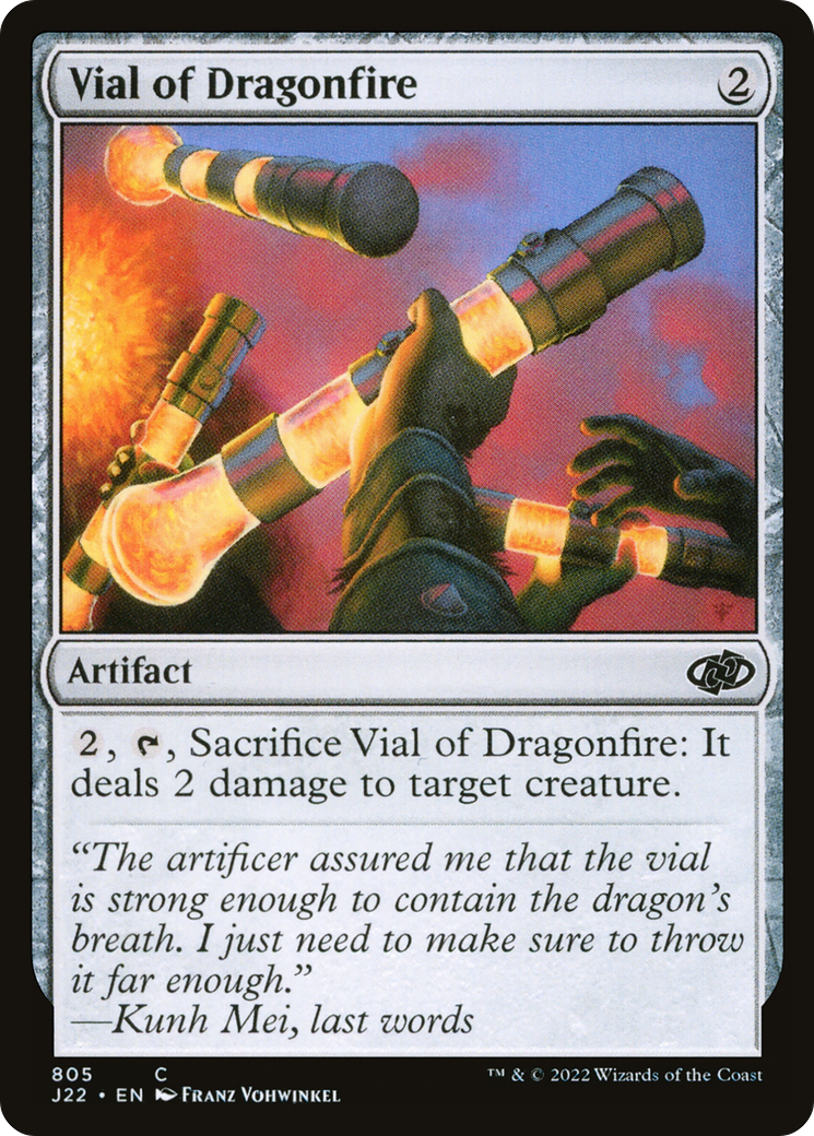 Vial of Dragonfire [Jumpstart 2022] | Fandemonia Ltd