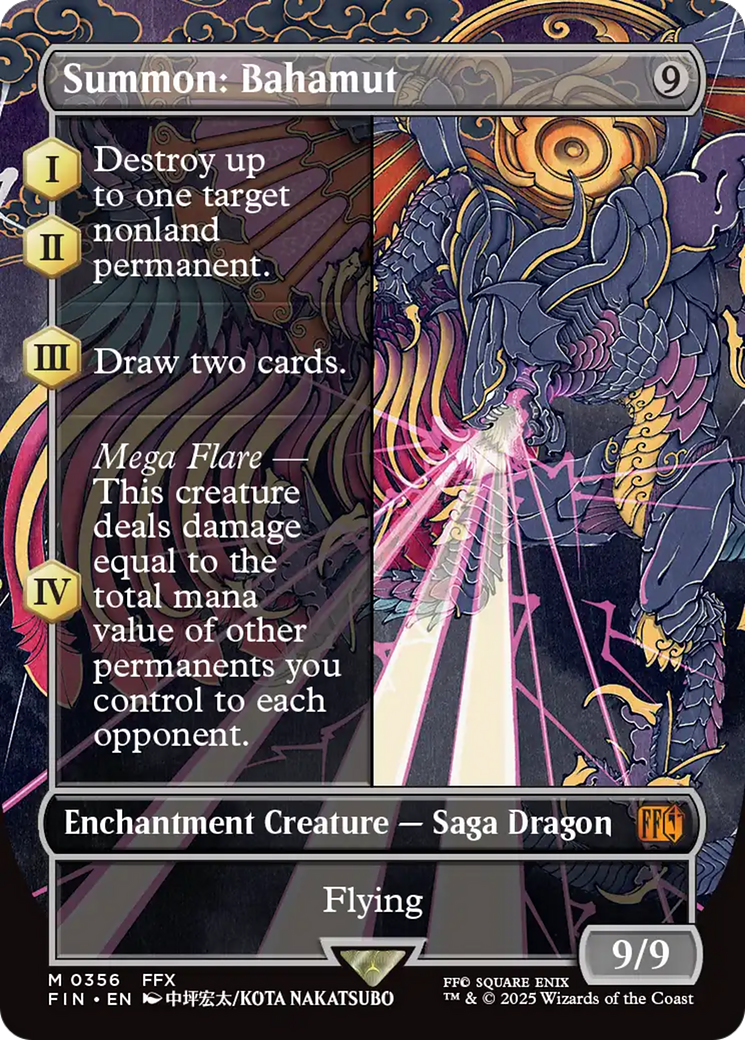 Summon: Bahamut (Borderless) [FINAL FANTASY] | Fandemonia Ltd