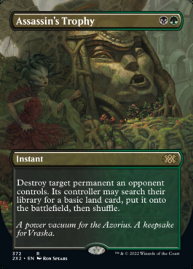 Assassin's Trophy (Borderless Alternate Art) [Double Masters 2022] | Fandemonia Ltd