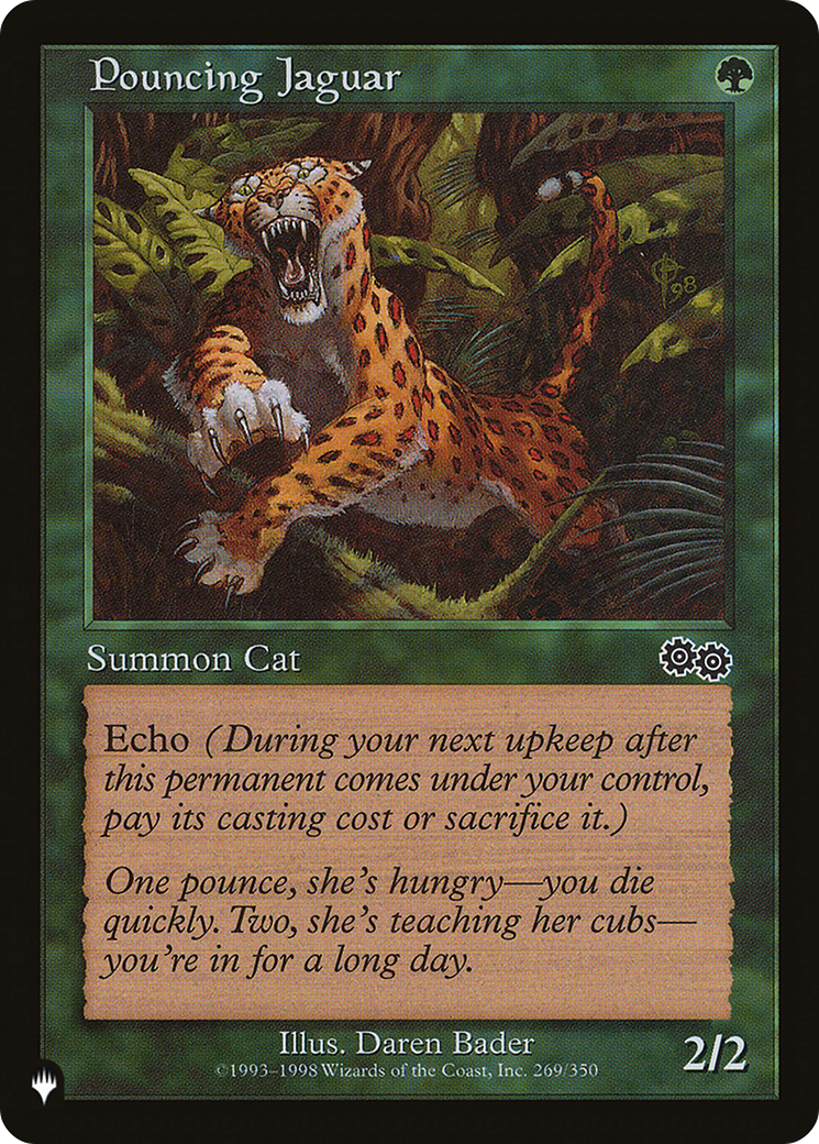 Pouncing Jaguar [The List] | Fandemonia Ltd