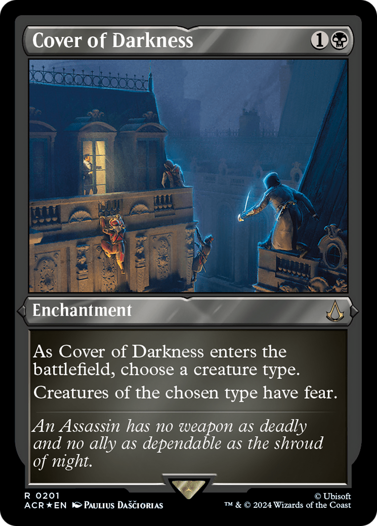 Cover of Darkness (Foil Etched) [Assassin's Creed] | Fandemonia Ltd