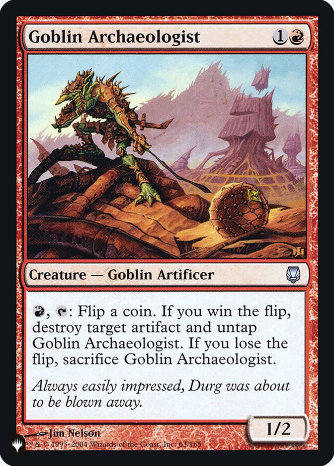 Goblin Archaeologist [Secret Lair: Heads I Win, Tails You Lose] | Fandemonia Ltd
