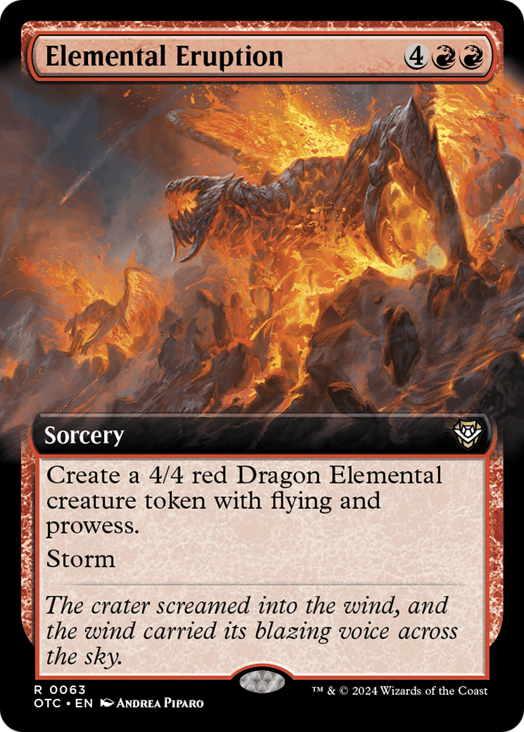 Elemental Eruption (Extended Art) [Outlaws of Thunder Junction Commander] | Fandemonia Ltd