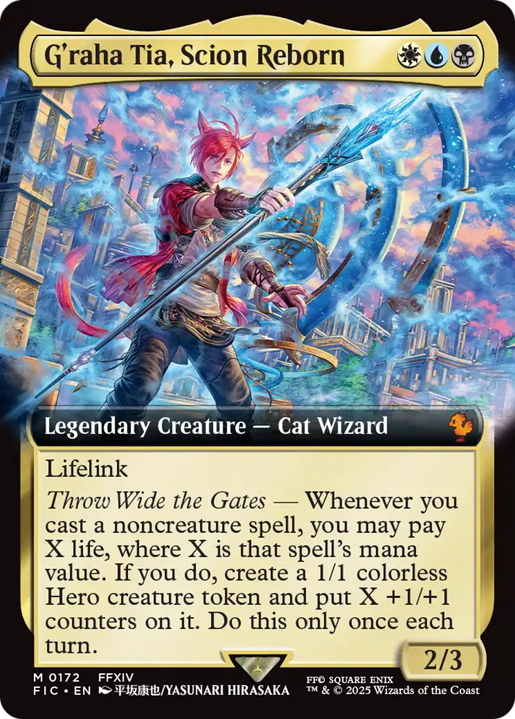 G'raha Tia, Scion Reborn (Extended Art) [FINAL FANTASY Commander] | Fandemonia Ltd