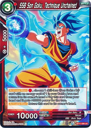 SSB Son Goku, Technique Unchained (BT11-006) [Vermilion Bloodline] | Fandemonia Ltd