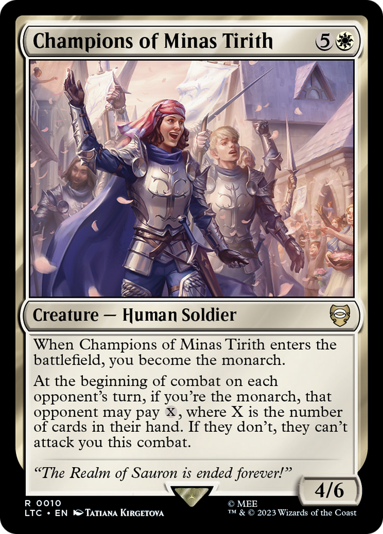 Champions of Minas Tirith [The Lord of the Rings: Tales of Middle-Earth Commander] | Fandemonia Ltd