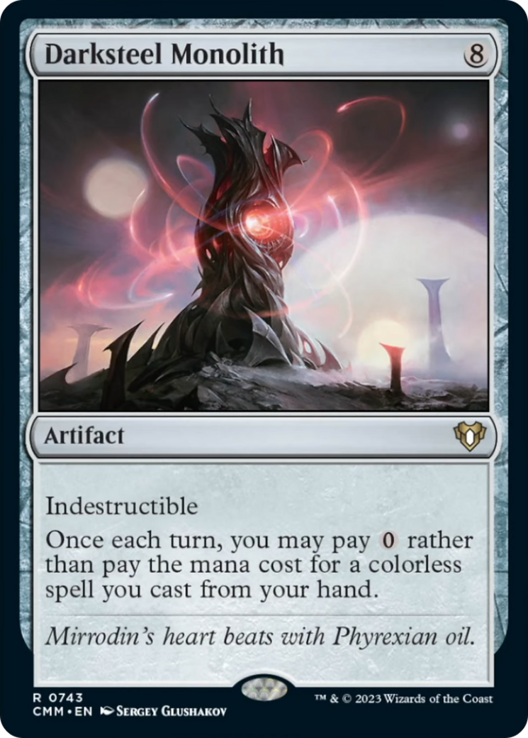 Darksteel Monolith [Commander Masters] | Fandemonia Ltd