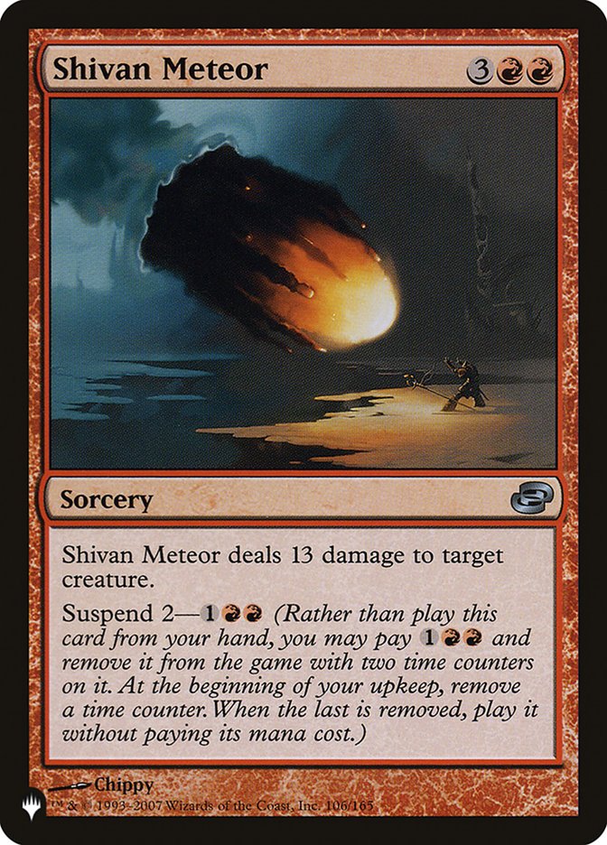 Shivan Meteor [The List] | Fandemonia Ltd