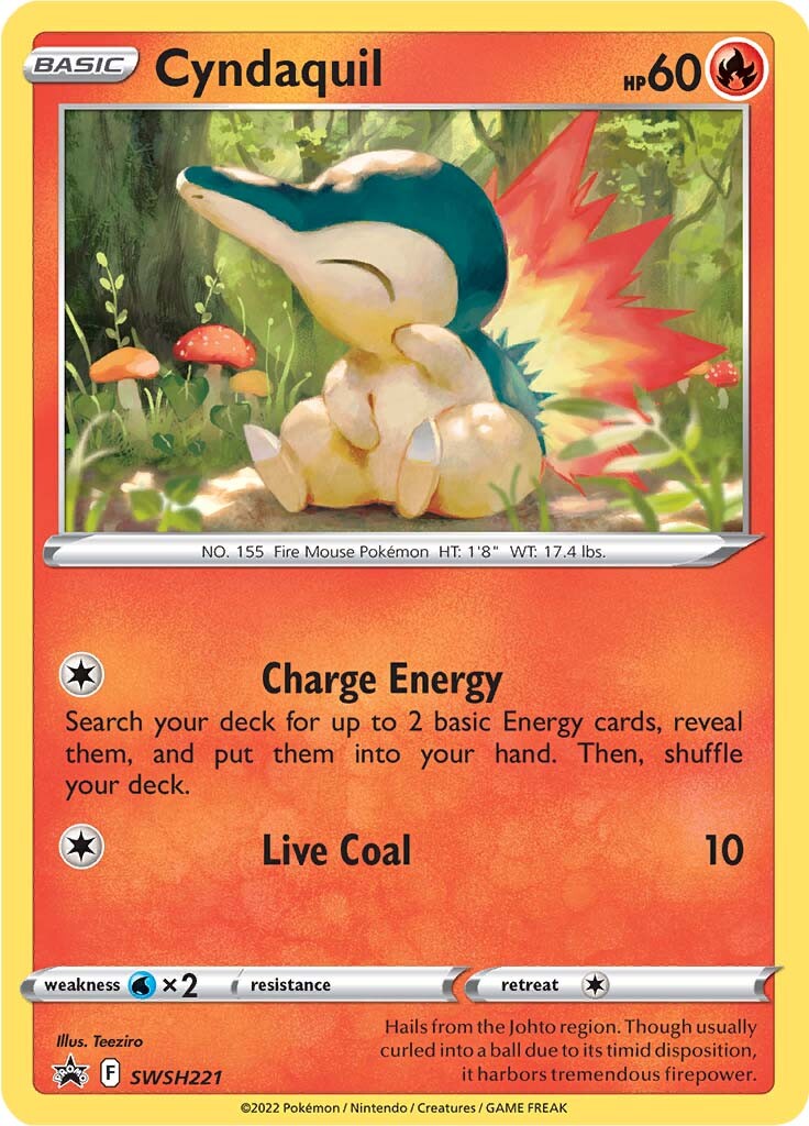 Cyndaquil (SWSH221) [Sword & Shield: Black Star Promos] | Fandemonia Ltd