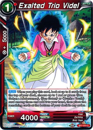 Exalted Trio Videl (BT7-014) [Assault of the Saiyans] | Fandemonia Ltd