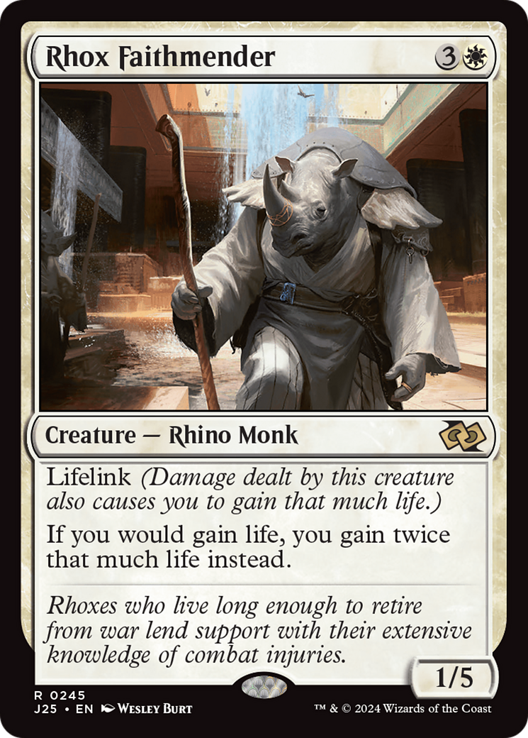 Rhox Faithmender [Foundations Jumpstart] | Fandemonia Ltd