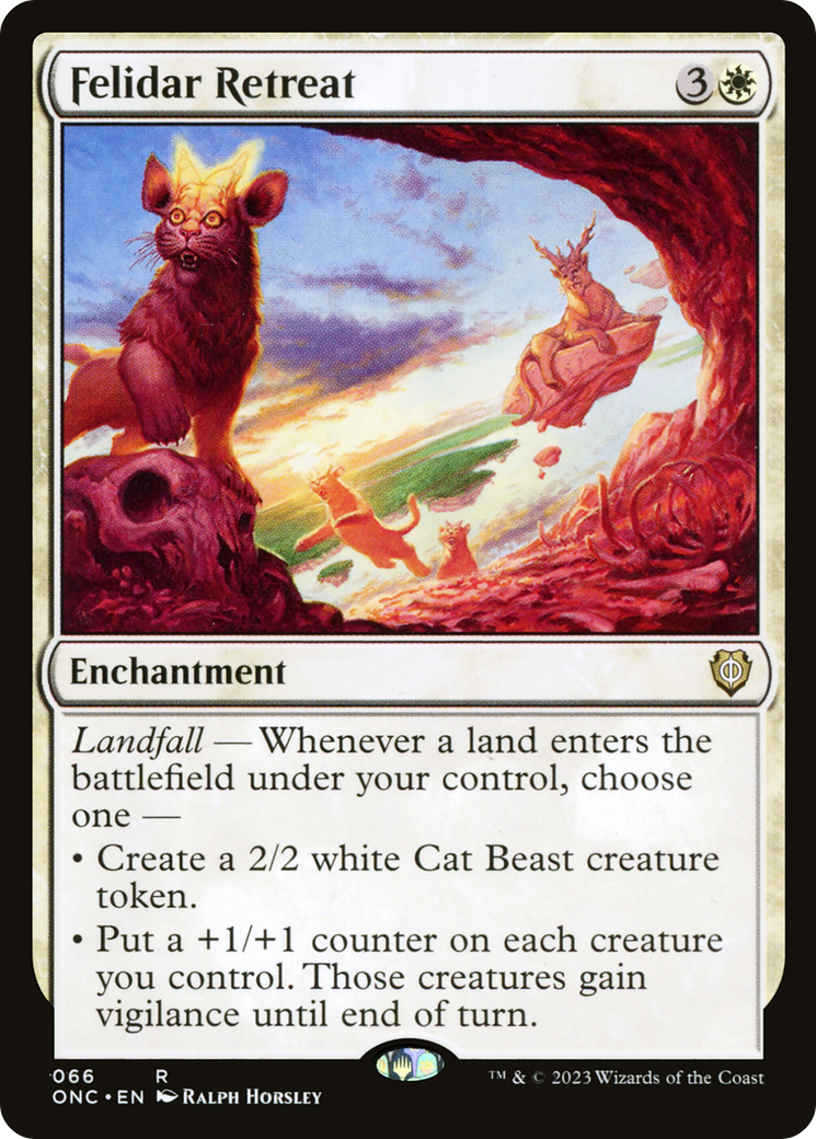 Felidar Retreat [Phyrexia: All Will Be One Commander] | Fandemonia Ltd
