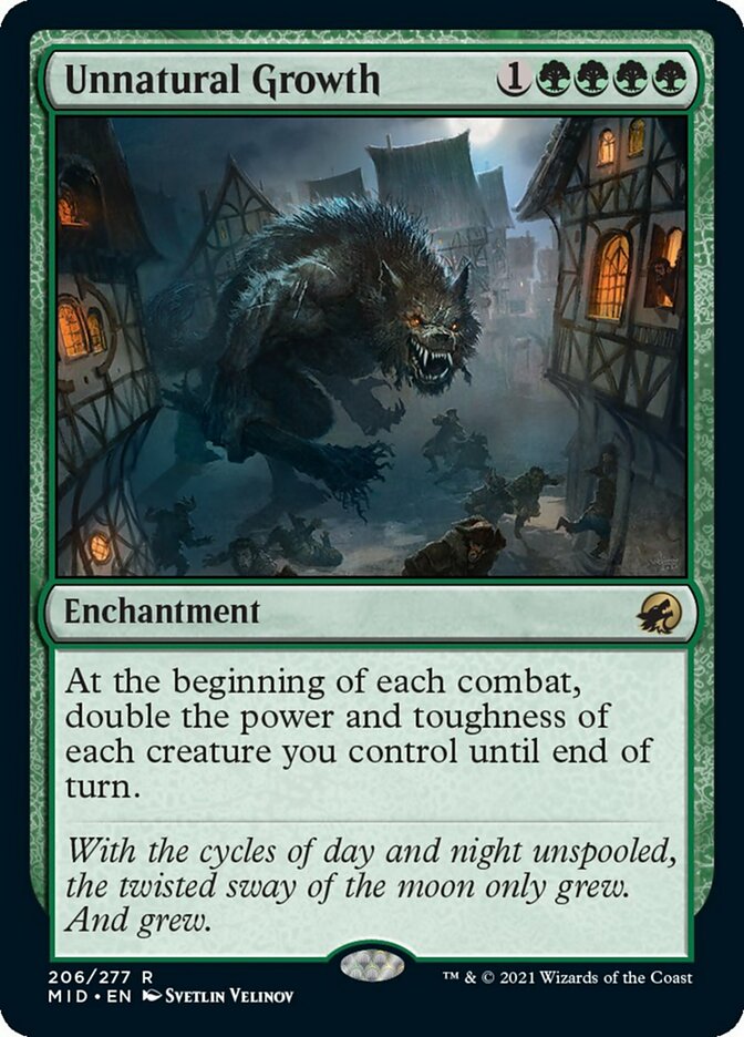 Unnatural Growth [Innistrad: Midnight Hunt] | Fandemonia Ltd