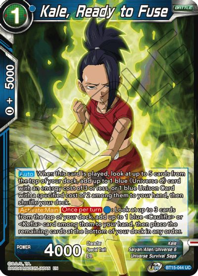 Kale, Ready to Fuse (BT15-044) [Saiyan Showdown] | Fandemonia Ltd