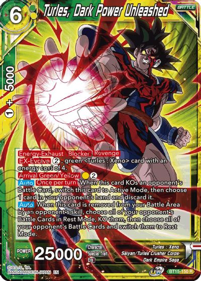 Turles, Dark Power Unleashed (BT15-150) [Saiyan Showdown] | Fandemonia Ltd