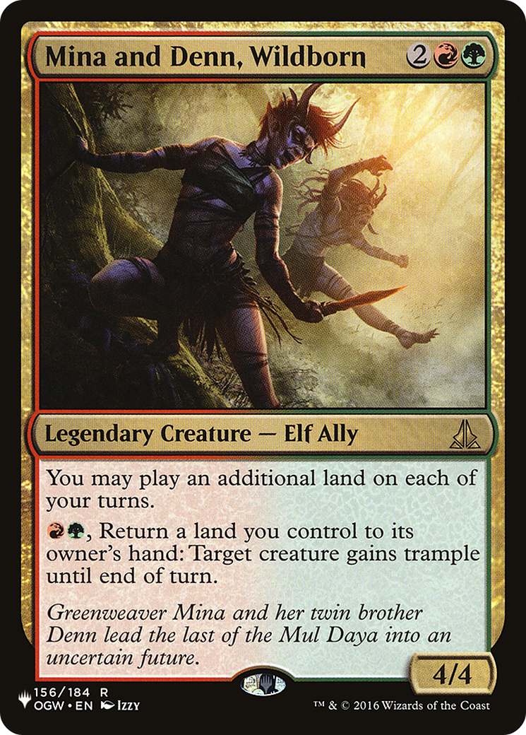 Mina and Denn, Wildborn [The List] | Fandemonia Ltd