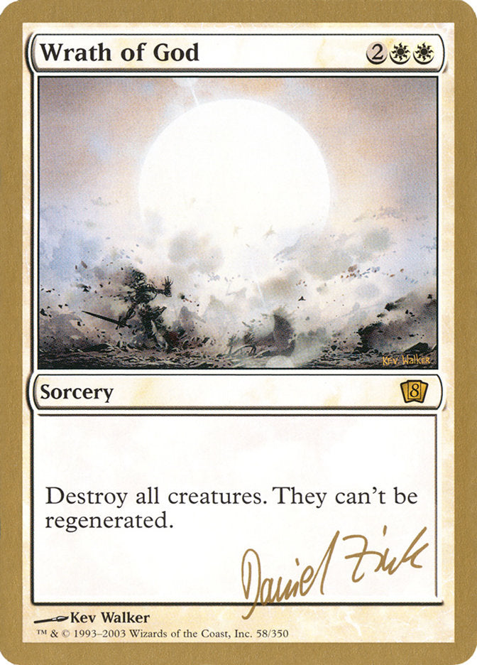 Wrath of God (Daniel Zink) [World Championship Decks 2003] | Fandemonia Ltd