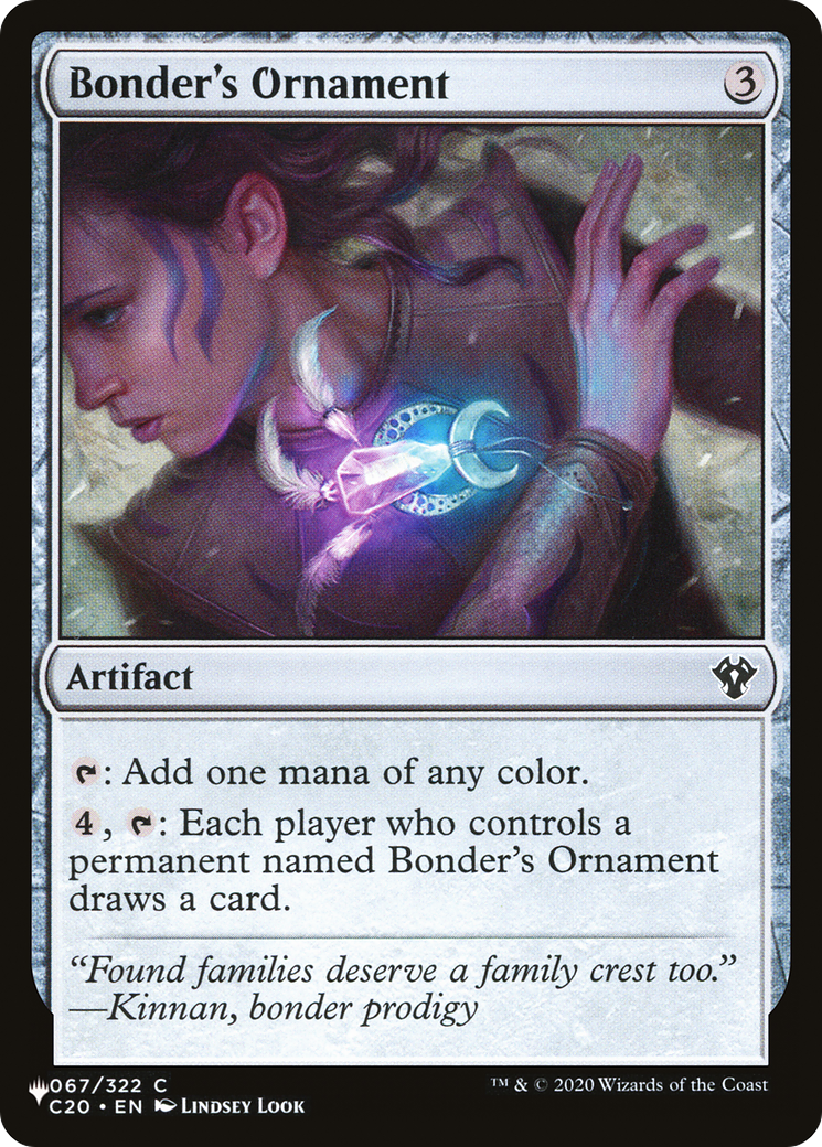 Bonder's Ornament [The List] | Fandemonia Ltd