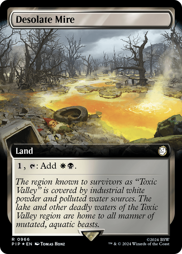Desolate Mire (Extended Art) (Surge Foil) [Fallout] | Fandemonia Ltd