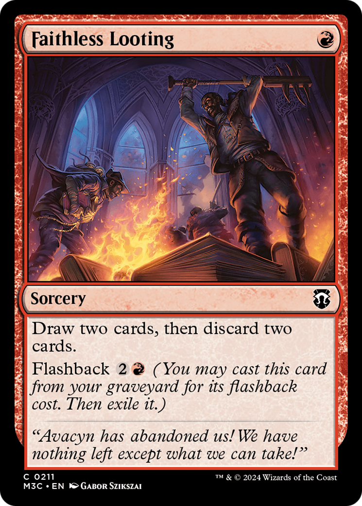 Faithless Looting [Modern Horizons 3 Commander] | Fandemonia Ltd