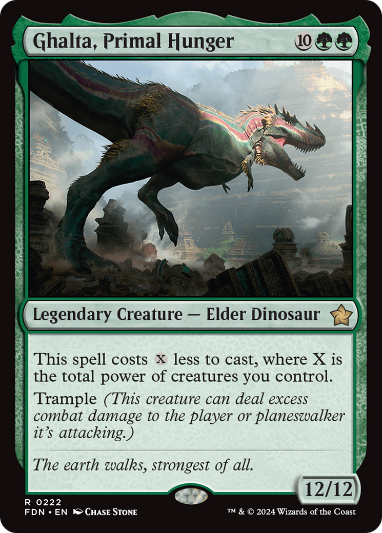 Ghalta, Primal Hunger [Foundations] | Fandemonia Ltd