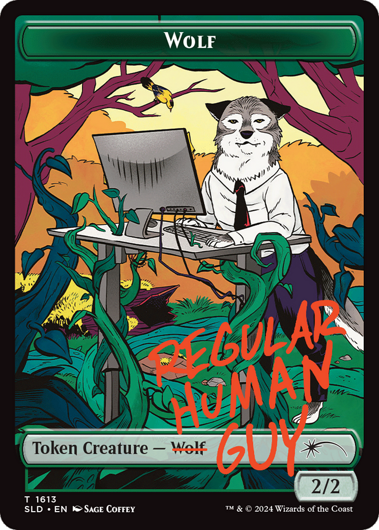 Wolf Token [Secret Lair Drop Series] | Fandemonia Ltd
