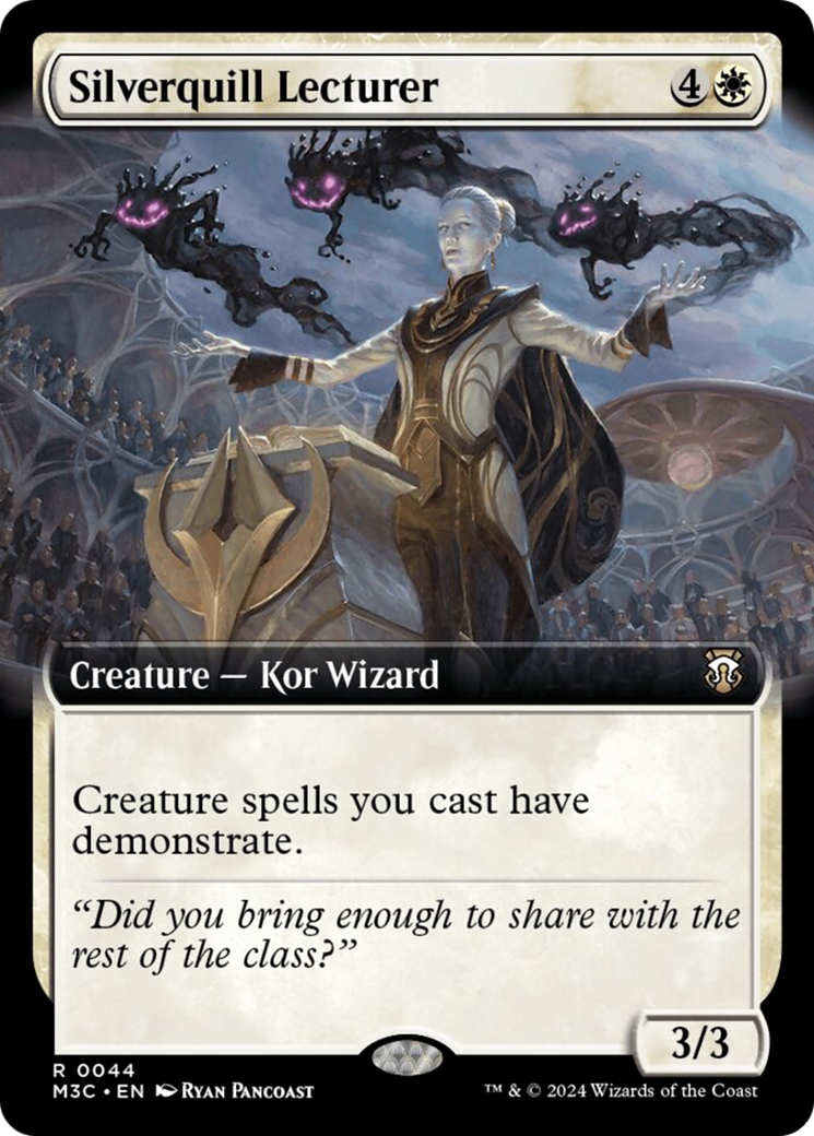 Silverquill Lecturer (Extended Art) [Modern Horizons 3 Commander] | Fandemonia Ltd
