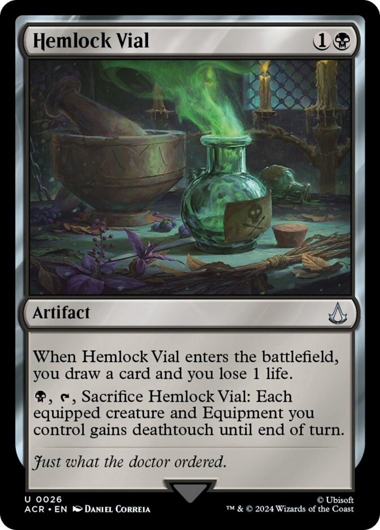 Hemlock Vial [Assassin's Creed] | Fandemonia Ltd