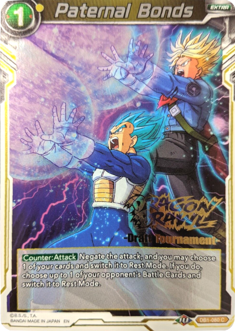 Paternal Bonds (Dragon Brawl Draft Tournament Gold Stamped) (DB1-080) [Promotion Cards] | Fandemonia Ltd