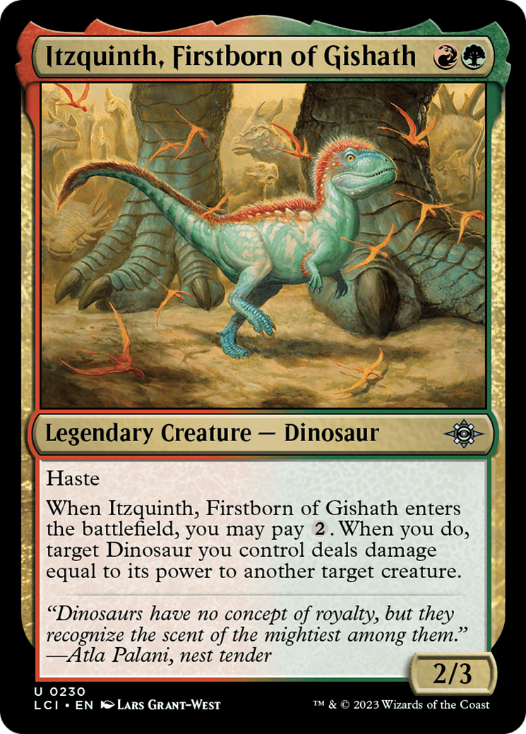 Itzquinth, Firstborn of Gishath [The Lost Caverns of Ixalan] | Fandemonia Ltd
