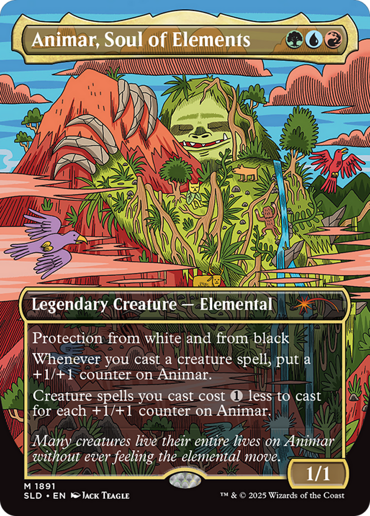 Animar, Soul of Elements (Rainbow Foil) [Secret Lair Drop Series] | Fandemonia Ltd