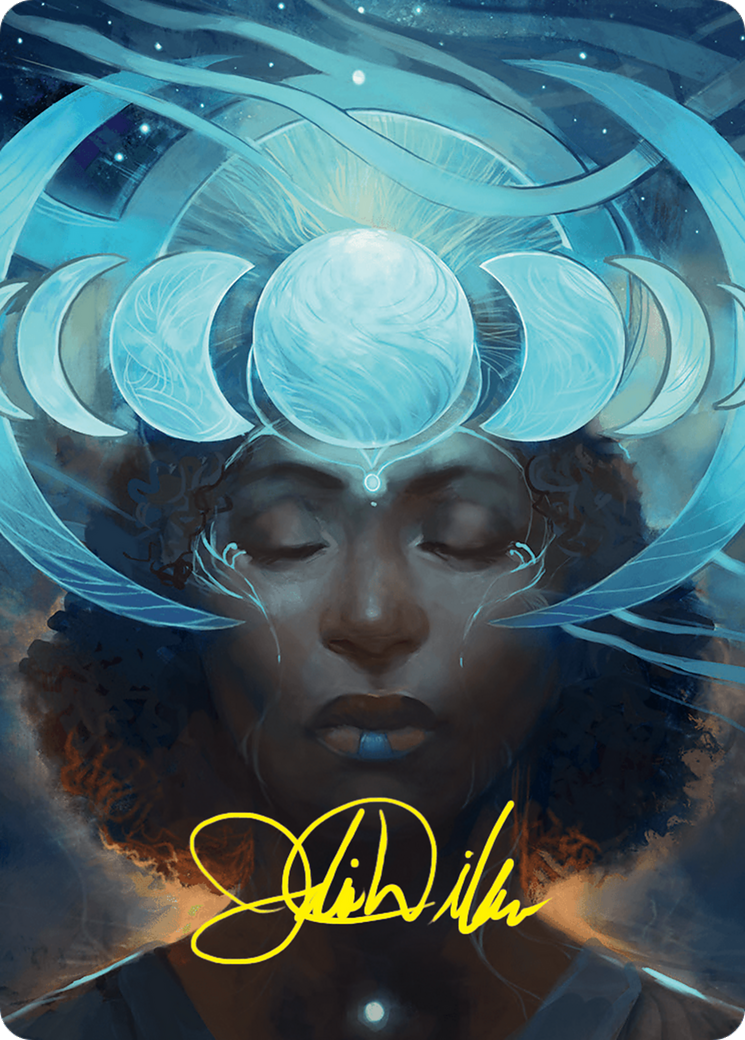 Lunar Insight Art Card (31/54) (Gold-Stamped Signature) [Foundations Art Series] | Fandemonia Ltd