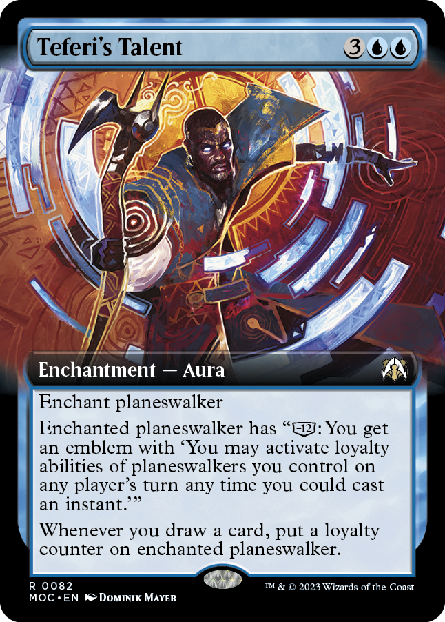 Teferi's Talent (Extended Art) [March of the Machine Commander] | Fandemonia Ltd