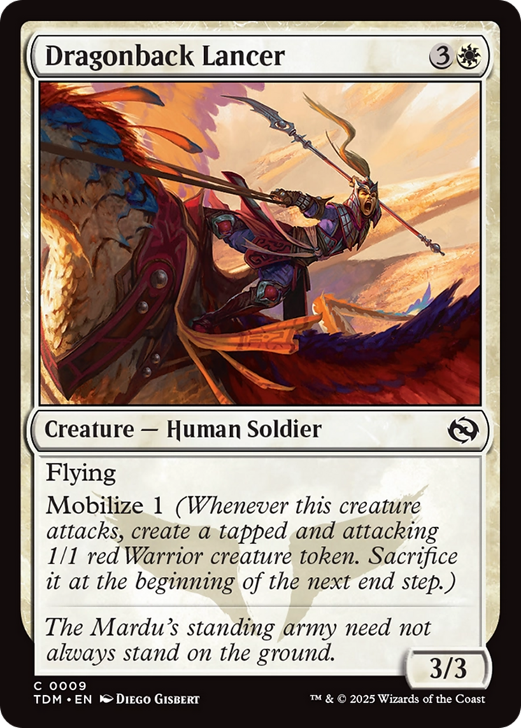Dragonback Lancer [Tarkir: Dragonstorm] | Fandemonia Ltd