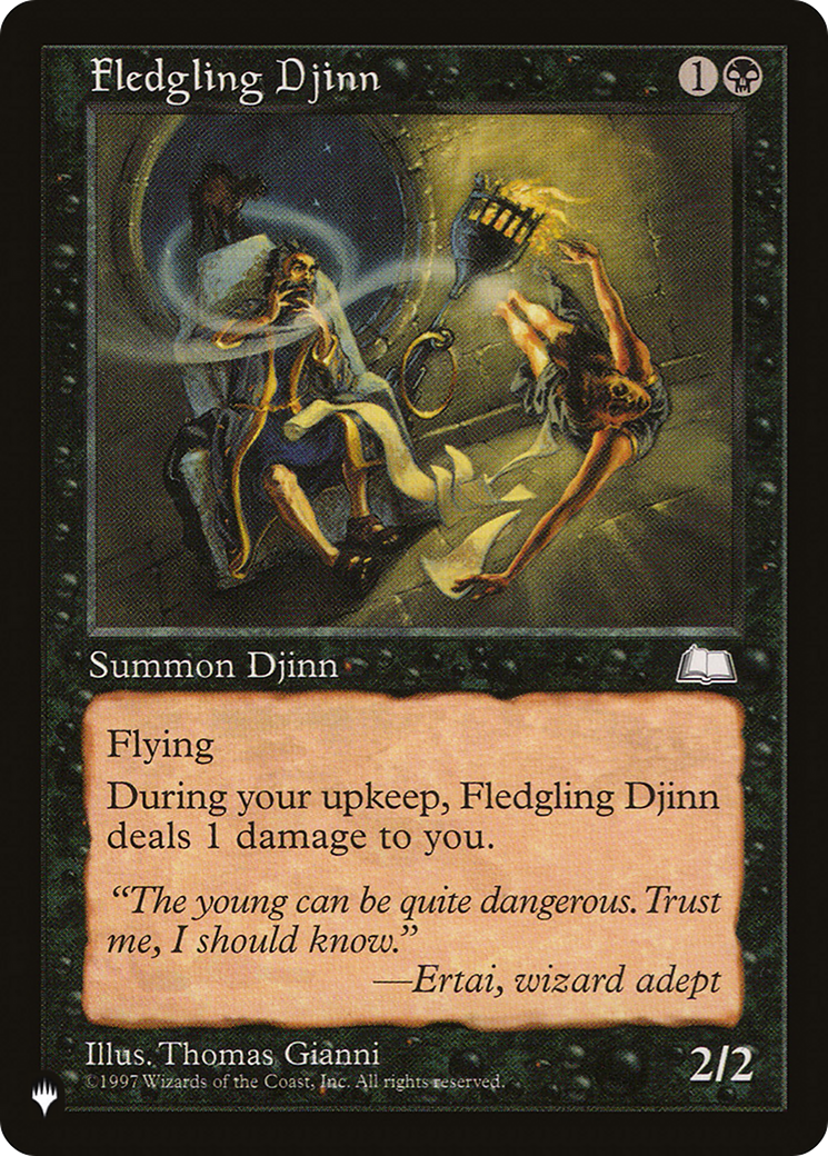 Fledgling Djinn [The List] | Fandemonia Ltd